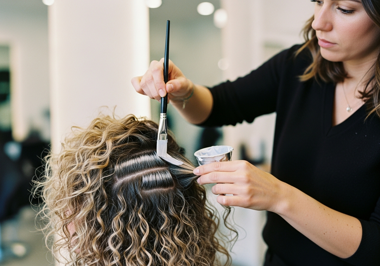 curly hair color philadelphia