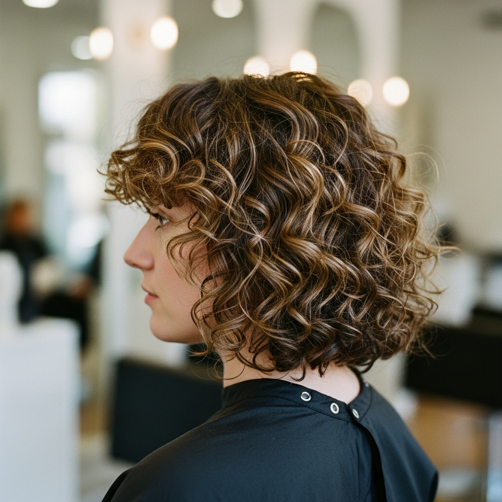 defined curls after curly cut philadelphia