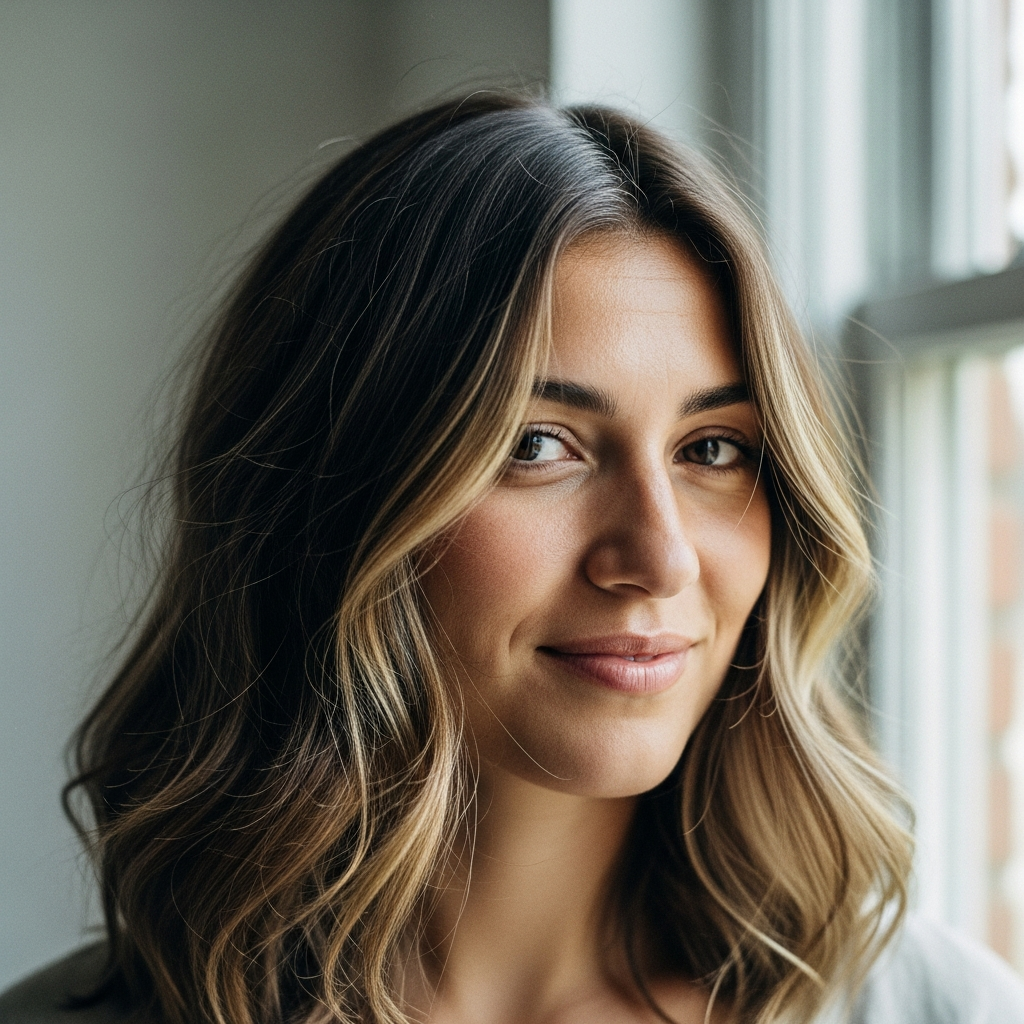 wavy hair styling chestnut hill salon