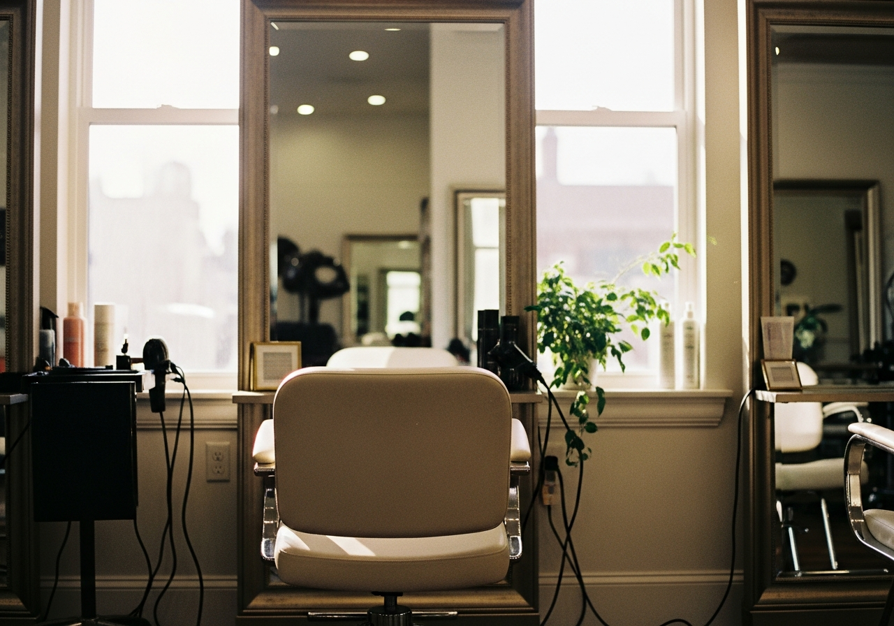 salon maryam chestnut hill interior